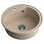 Spüle Cuba 210 Steingran beige 51x18 + Siphon