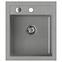 Spüle Johnny 100 Steingran grau 43x50x20 + Siphon