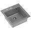 Spüle Peter 110 Steingran grau 50x52x20 + Siphon,2