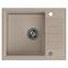 Spüle Peter 116 Steingran beige 62x50x20 + Siphon
