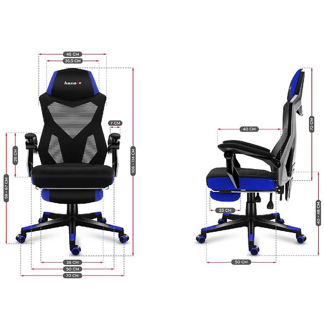 Spielerstuhl Combat 3.0 Blue New