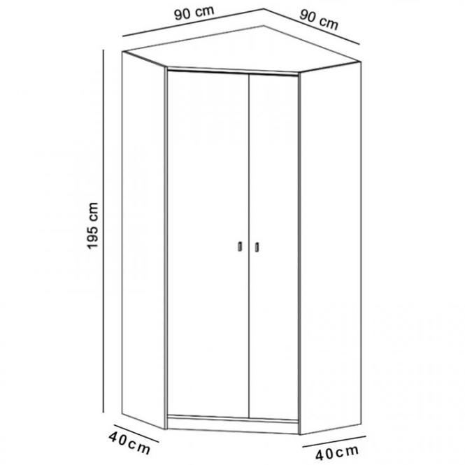 Eckschrank Zoom 90cm