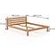 Bett kiefernholz LK105–160x200 Erle,3