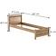 Bett Buche LK180–80x200 nuss,2