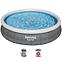 Pool  RATAN 3,66x0,76 m mit Filterpumpe 57445