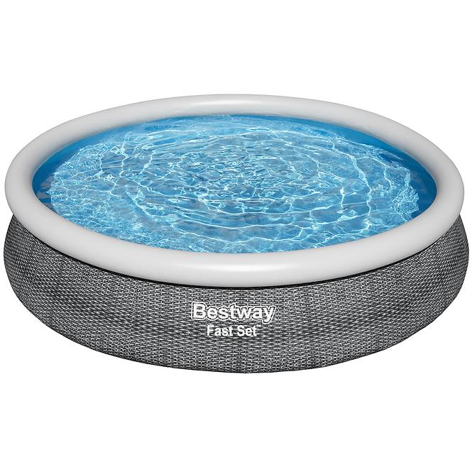 Pool  RATAN 3,66x0,76 m mit Filterpumpe 57445