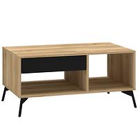 Couchtisch Agis 07 Honey Castello Oak/Black Mat