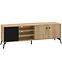 Tv Tisch Agis 06 Honey Castello Oak/Black Mat