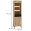 Vitrine Agis 02 Honey Castello Oak/Black Mat,2
