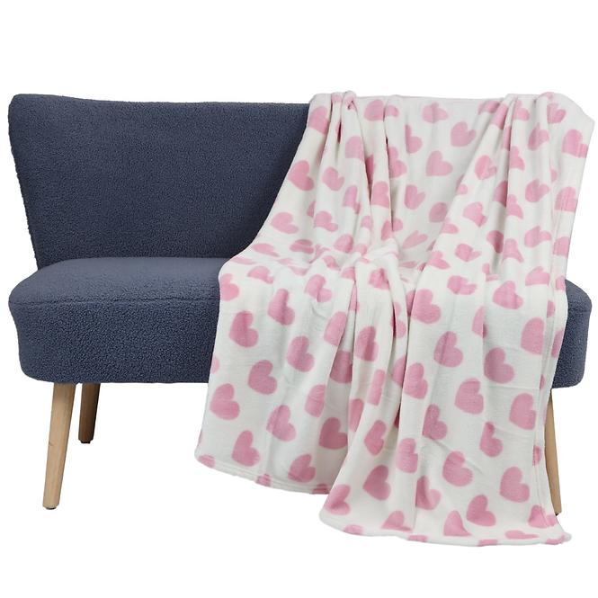 Decke Bella 37 Ecru/Rosa 120x150