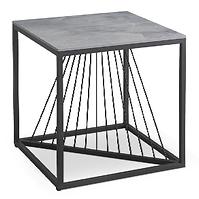 Couchtisch Infinity 2 Quadrat Aschgrau Marmor