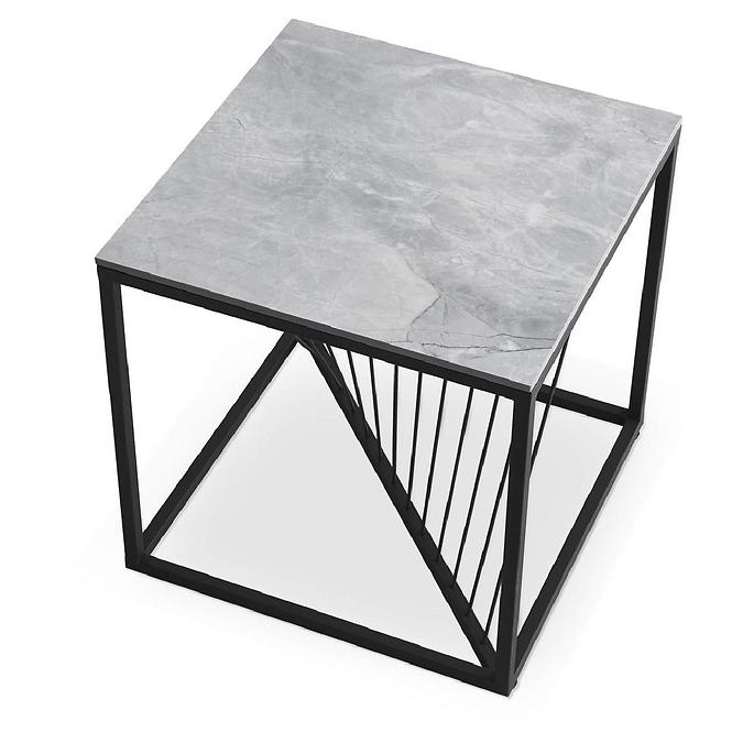 Couchtisch Infinity 2 Quadrat Aschgrau Marmor