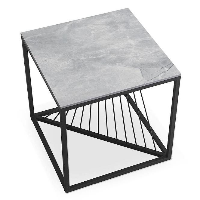 Couchtisch Infinity 2 Quadrat Aschgrau Marmor