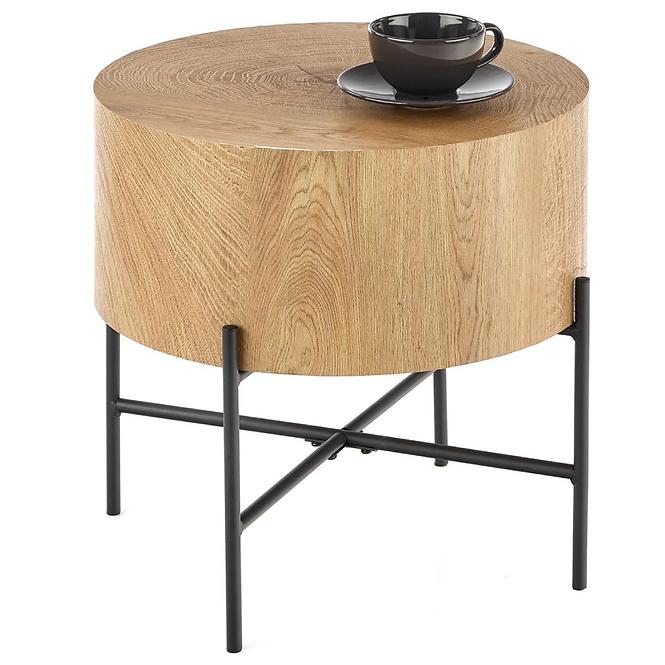 Couchtisch Brooklyn-S eiche natürliche/schwarz