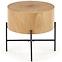 Couchtisch Brooklyn-S eiche natürliche/schwarz,4