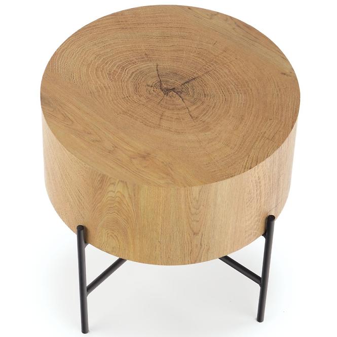 Couchtisch Brooklyn-S eiche natürliche/schwarz