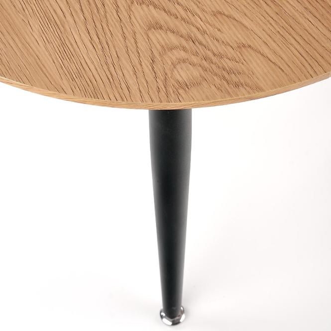 Couchtisch Mentona 2 eiche gold/schwarz set-2