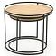 Couchtisch Manado rattan natürliche/schwarz set-2,4