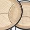 Couchtisch Manado rattan natürliche/schwarz set-2,6