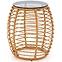 Couchtisch Barrel rattan natürliche/schwarz