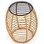 Couchtisch Barrel rattan natürliche/schwarz,2