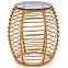 Couchtisch Barrel rattan natürliche/schwarz,3