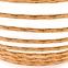 Couchtisch Barrel rattan natürliche/schwarz,6