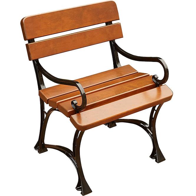 Stuhl aus Holz Royal mit Armlehnen Zypresse