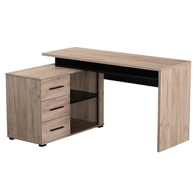 Schreibtisch Arhimed grau Eiche 11008666
