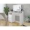 Schminktisch mit Beleuchtung 3S Diva 49 Laminat weiß,6