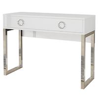Schreibtisch 2S Milla 03 weißer Glanz