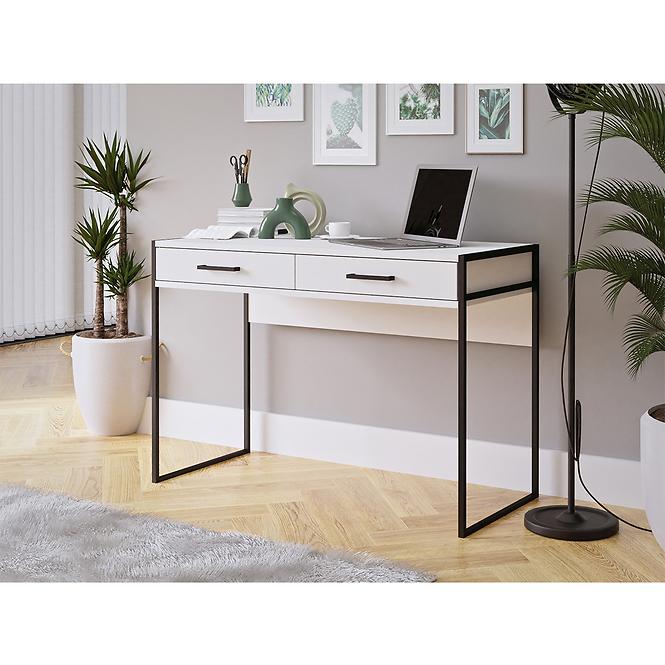Schreibtisch 2S Kammy 03 weiß Laminat