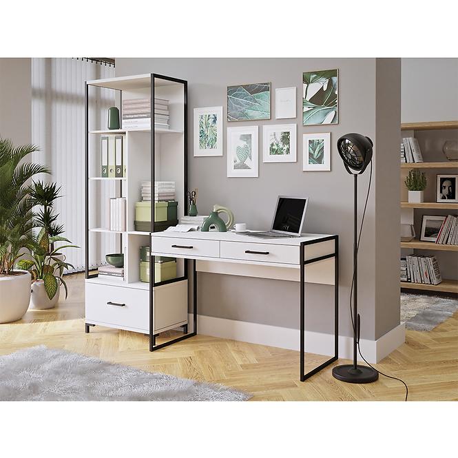Schreibtisch 2S Kammy 03 weiß Laminat
