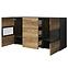 Kommode 2D3S Baros 26 Nuss satin/touchwood,2