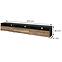 Kommode RTV Baros mit Aufhängemöglichkeit 3K 40 satin/touchwood,3