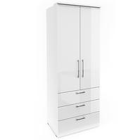 Schrank Optima 68 2D 3S Weiß