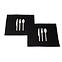 Tischset MODERN schwarz 30x40 Set 2 Stk,2