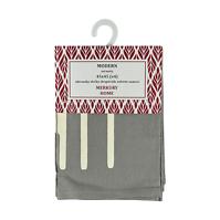 Serviette MODERN grau mit Muster 45x45 Set 4 Stk