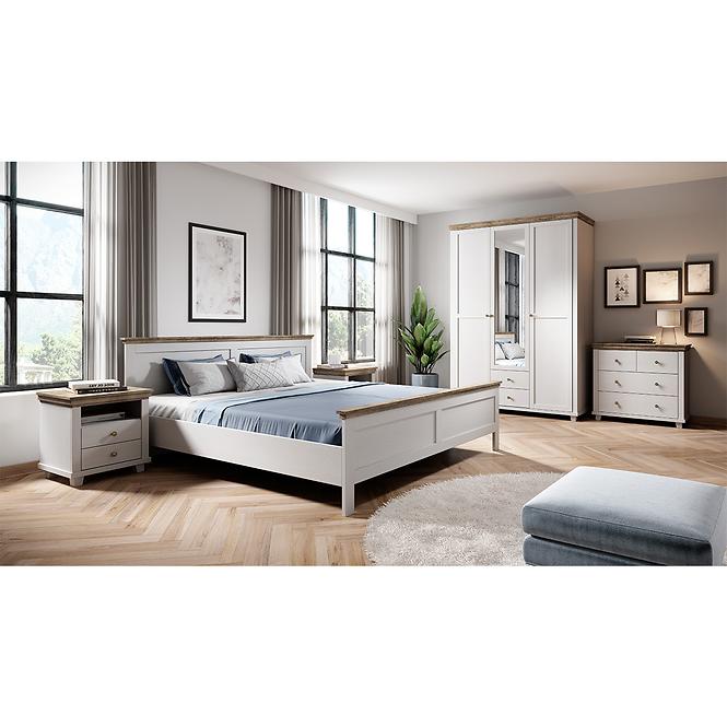 Bett 140/200 Evora 247DJU 30 Weiß