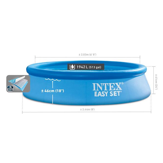 Pool Easy Set 2,44x0,61 m 28106NP