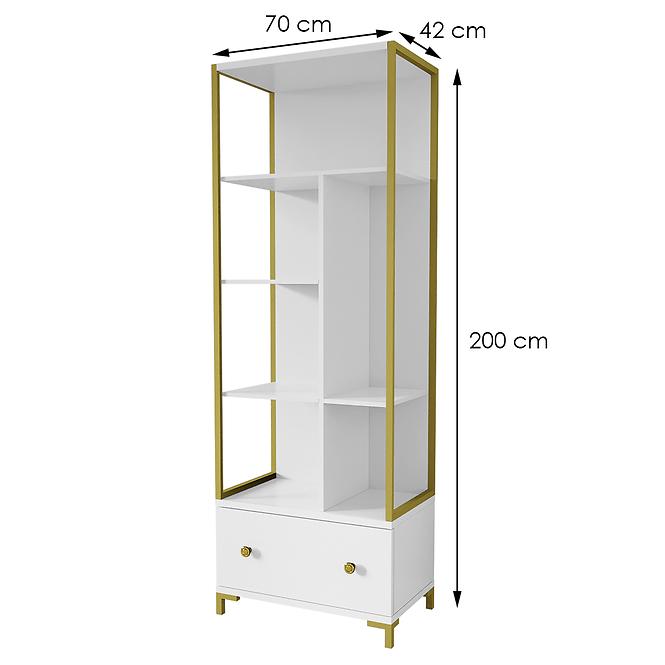 Regal Cloe 88 weiß/golden Metall