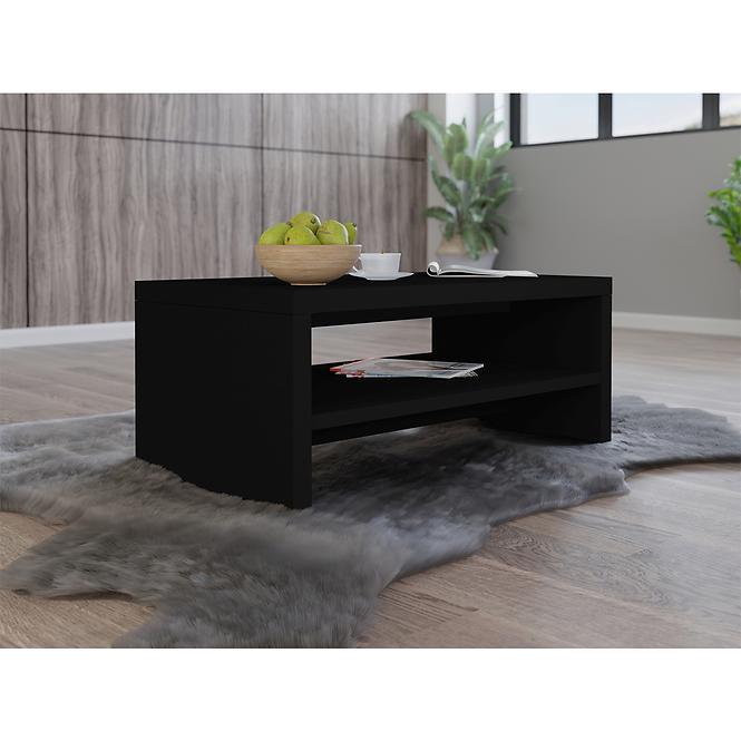 Couchtisch Amber 99 schwarz/Eiche alpin