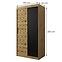 Schrank Heksagon 100 Eiche artisan/Eiche artisan/schwarz,2