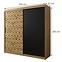 Schrank Heksagon 200 Eiche artisan/Eiche artisan/schwarz,2
