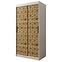 Schrank Heksagon 1 100 weiß/Eiche artisan