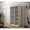 Schrank Heksagon 1 100 weiß/Eiche artisan,3