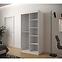 Schrank Heksagon 1 100 weiß/Eiche artisan,4