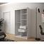 Schrank Heksagon 1 100 weiß/Eiche artisan,5