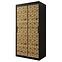 Schrank Heksagon 1 100 schwarz/Eiche artisan