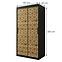 Schrank Heksagon 1 100 schwarz/Eiche artisan,2